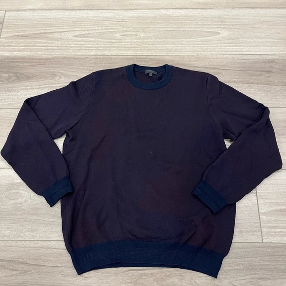 Saks Fifth Avenue 100% Fine Merino Wool Sweater Men’s Size XXL Made in Italy - Picture 1 of 7
